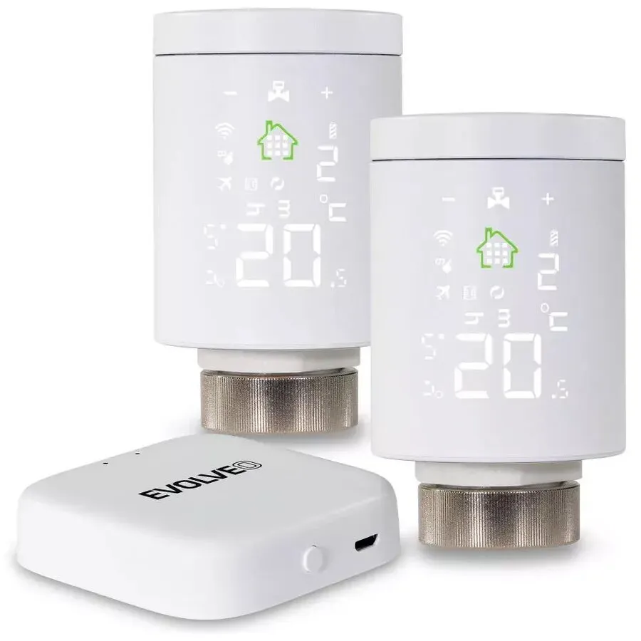Evolveo Set 2 termostate radiator inteligente EVOLVEO Heat M30v2, pentru uz interior