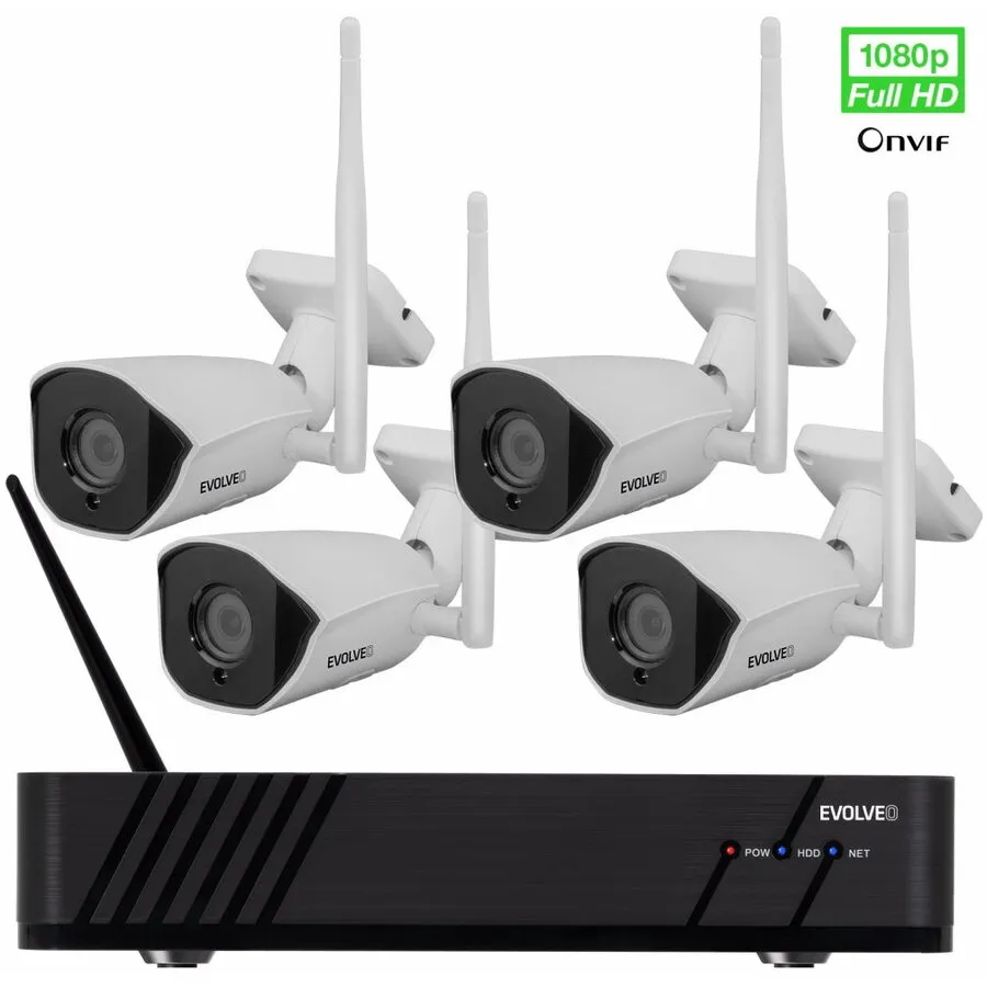 Evolveo Sistem de camere de securitate EVOLVEO Detective WN8 SMART, NVR,  fara fir