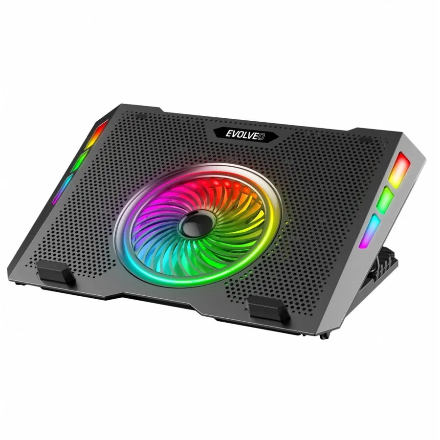 Evolveo Suport de racire pentru laptop EVOLVEO Ania 16, 1x ventilator, RGB backlight