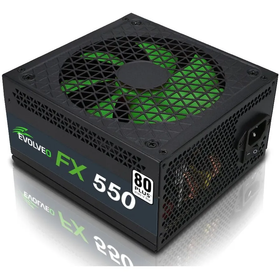 Evolveo Sursa de alimentare EVOLVEO FX 550, 550W ATX, 14cm, silentios, 80+