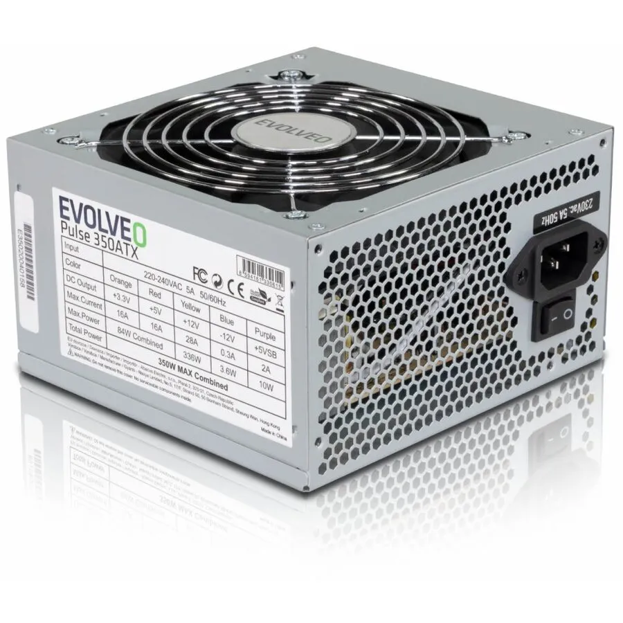Evolveo Sursa de alimentare EVOLVEO Pulse 350ATX, 350W, silentios, bulk