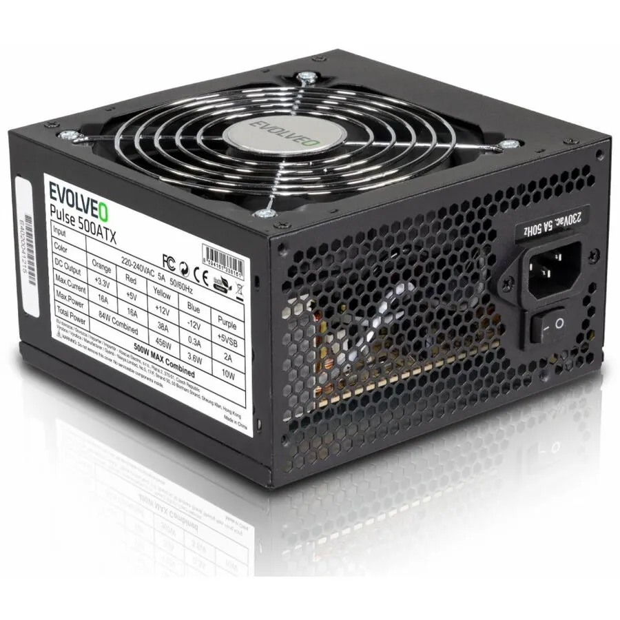 Evolveo Sursa de alimentare EVOLVEO Pulse 500ATX, 500W, ATX, silentios, bulk