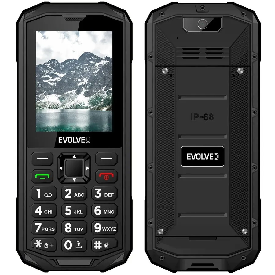 Evolveo Telefon Evolveo StrongPhone X5, Dual SIM rezistent la apa si socuri, 32 MB RAM, 2G, Negru-Gri