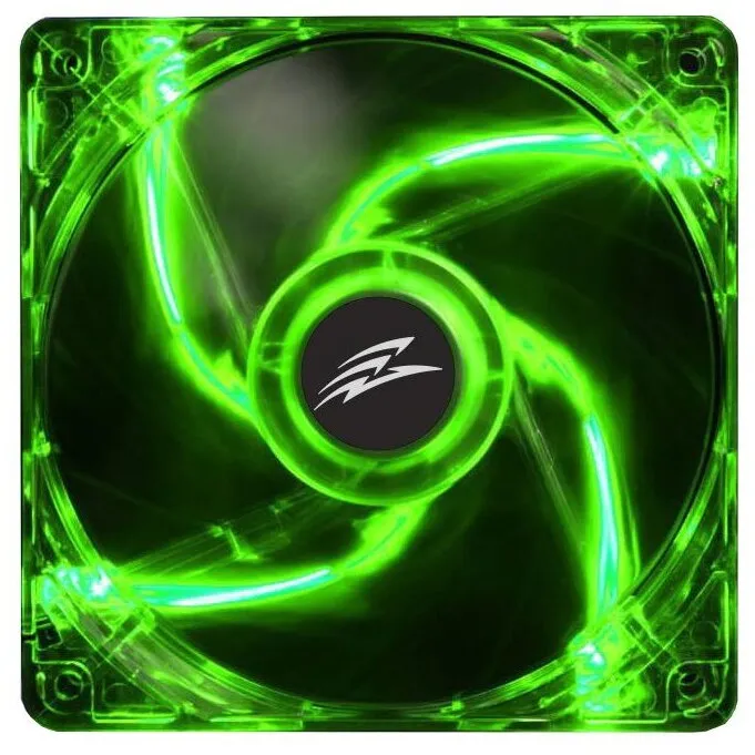 Evolveo Ventilator EVOLVEO 14L1GR, de 140mm, 4 LED-uri verzi, 3pin