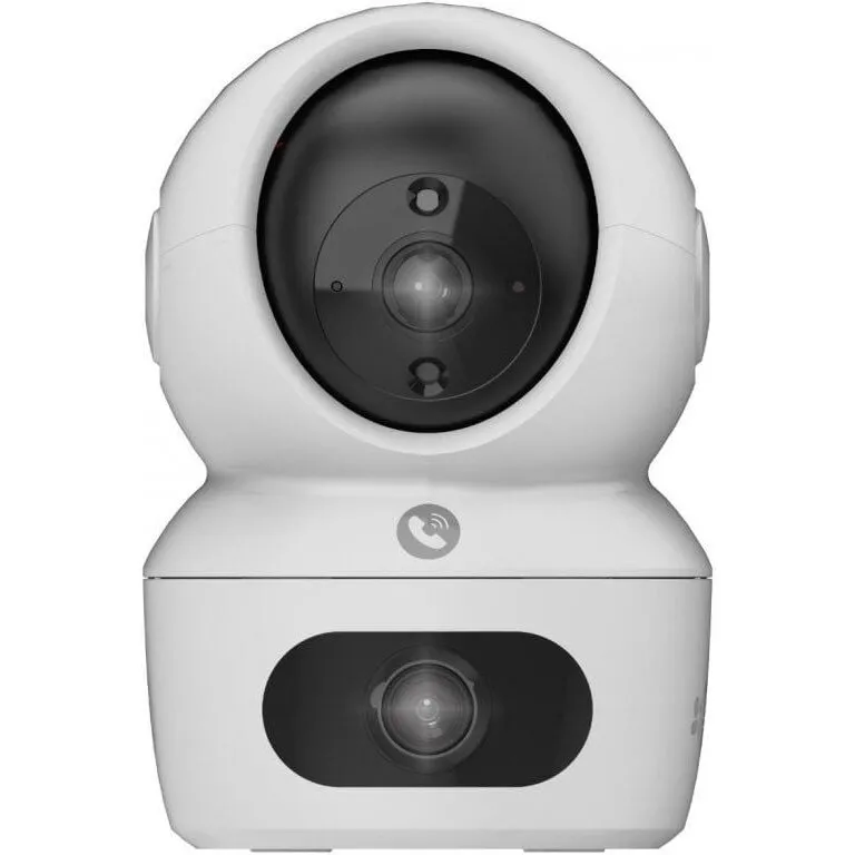 EZVIZ Camera de supraveghere interior Ezviz H7C 44WF, 2K+, IR 15m, Apelare bidirectionala cu buton tactil, Auto Tracking, Suport MicroSD 512GB si stocare Ezviz CloudPlay, Microfon, Detectare forma umana/vehicul AI, Wi-Fi 6 cu banda dubla 2.4GHz si 5GHz