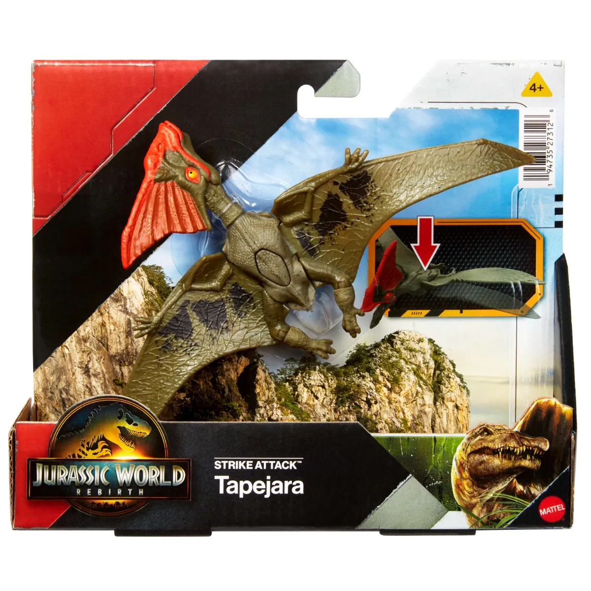 Figurina articulata, Jurassic World Rebirth, Strike Attack, Tapejara, JCL63