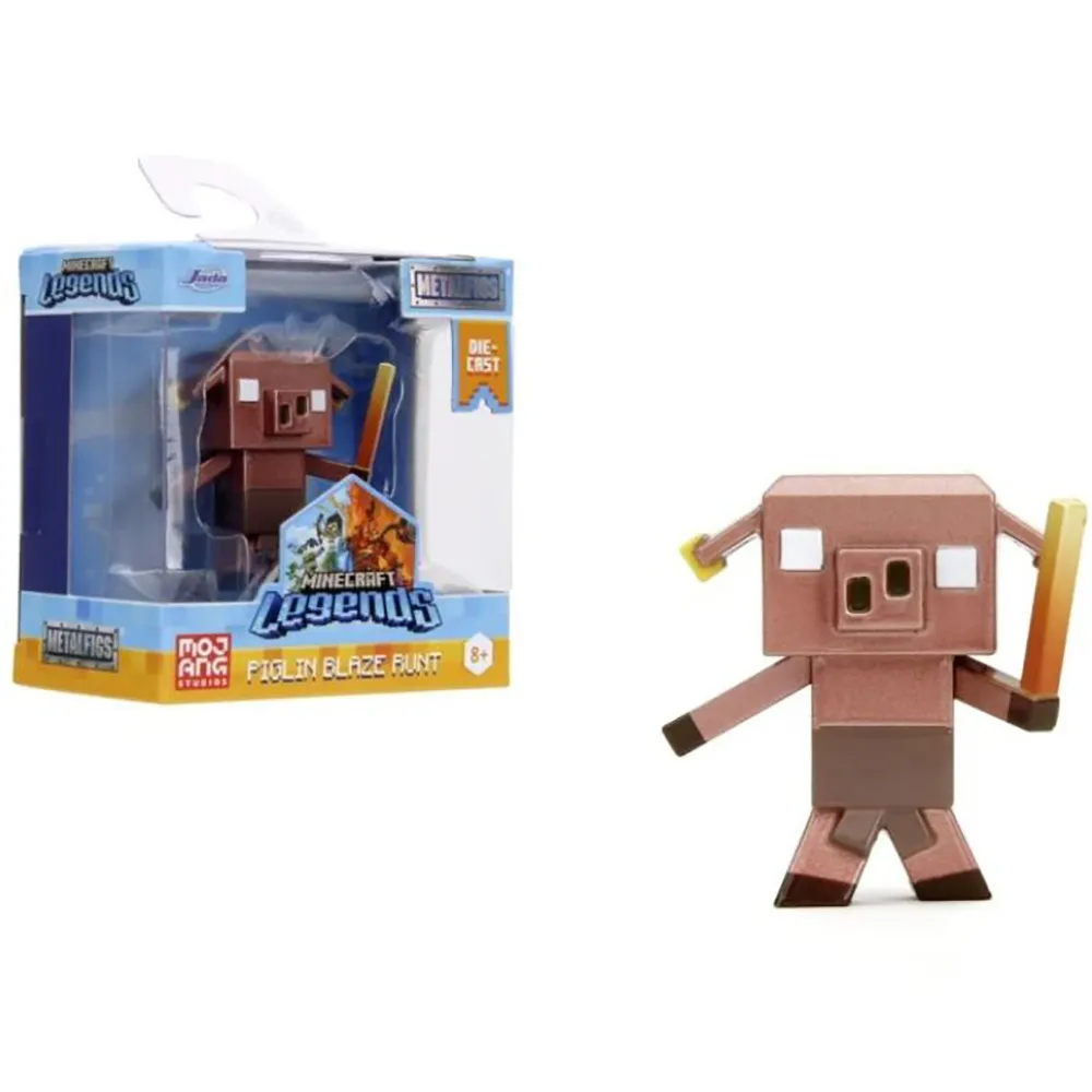 Figurina metalica, Jada, Minecraft, Piglin Blaze Runt, 6,5 cm