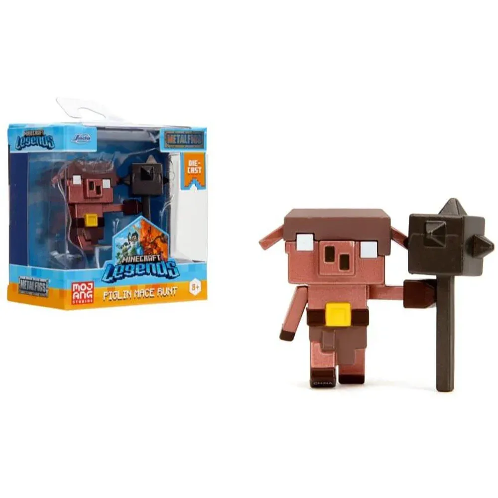 Figurina metalica, Jada, Minecraft, Piglin Mace Runt, 6,5 cm