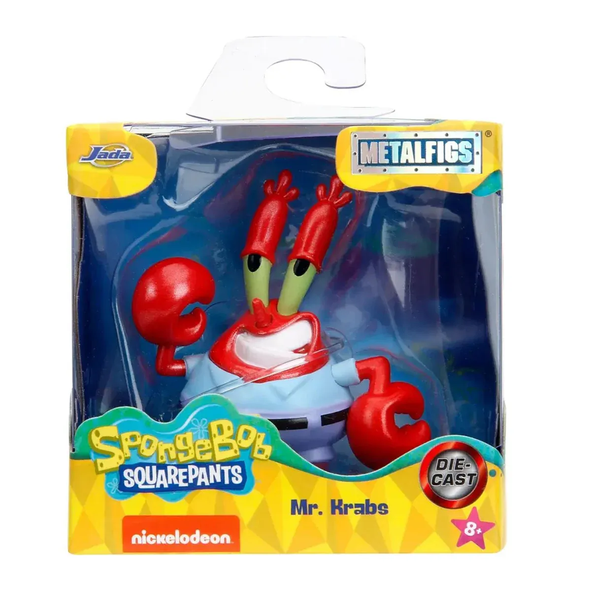Figurina metalica, Jada, Squarepants, Mr Krabs, 6,5 cm