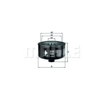 Filtru ulei MAHLE ORIGINAL OC 404