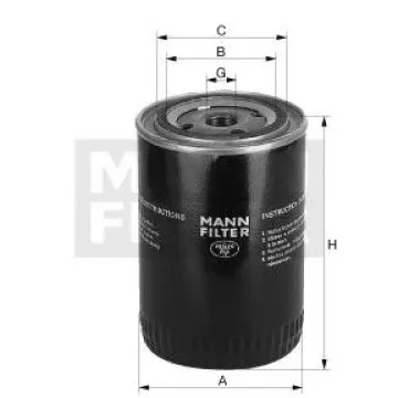 Filtru ulei Mann-Filter WP 931