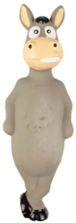 FLAMINGO Jucărie pentru câini Măgăruş din latex, cu sunet