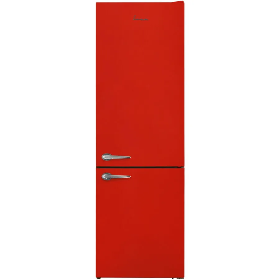 Fram Combina frigorifica Fram FC-VRL2681RDE++, 268L, Clasa E, H 170 cm, Rosu