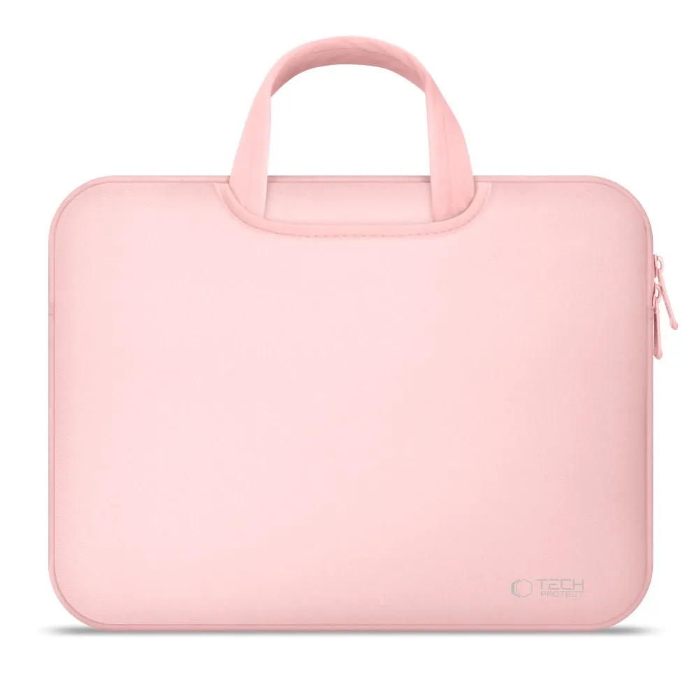 Geanta TECH-PROTECT Neopren Bag compatibila cu laptop 15/16 inch Rose