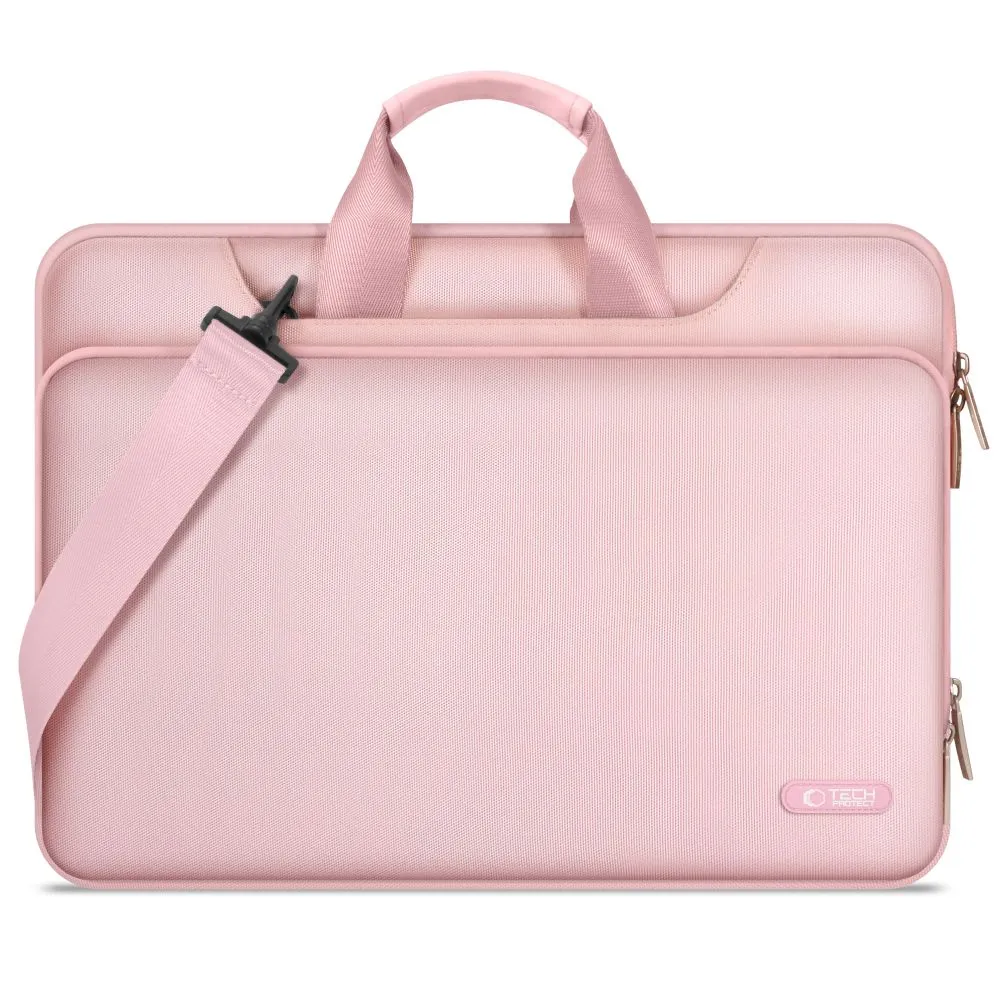 Geanta TECH-PROTECT Pocket Bag compatibila cu laptop 13/14 inch Pink