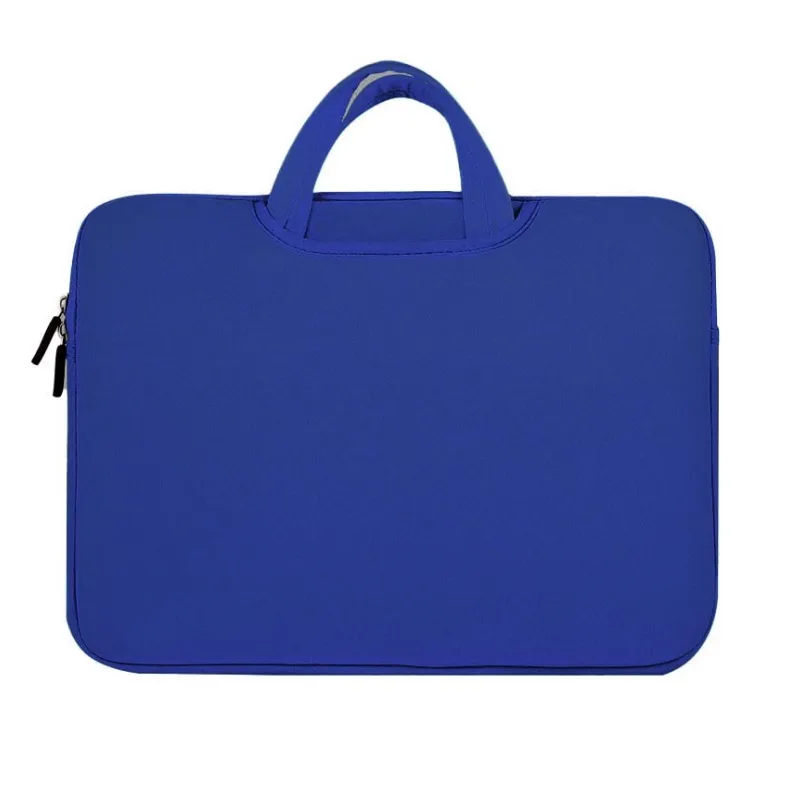 Geanta universala laptop 14 inch rezistenta la stropire din neopren, Navy Blue