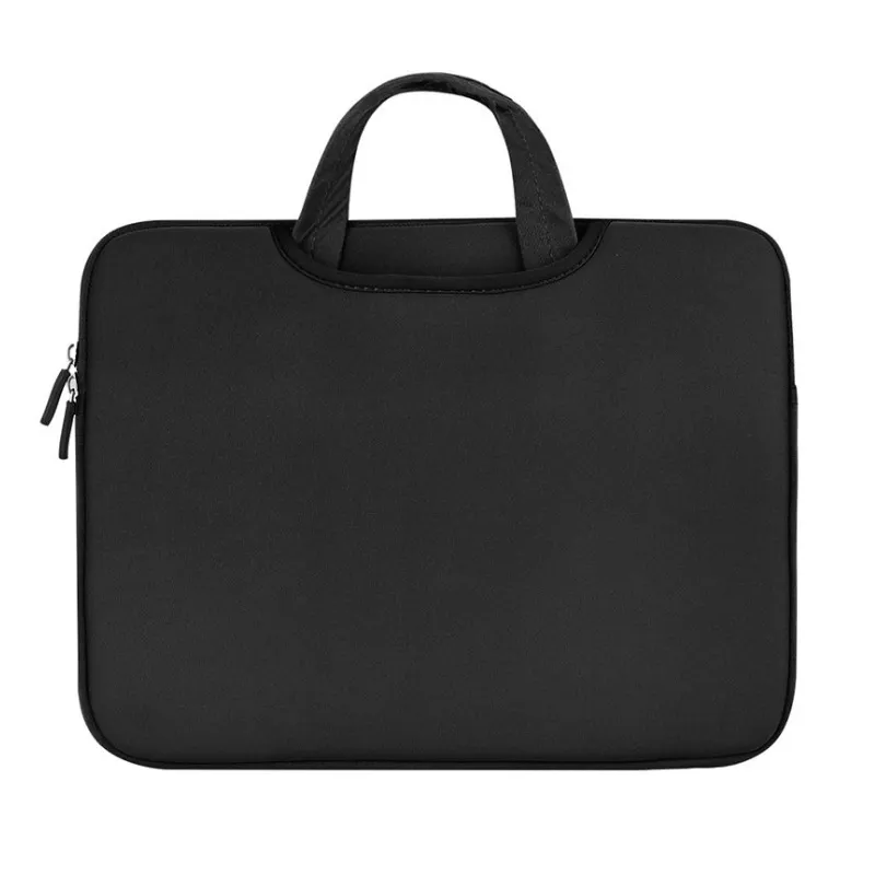 Geanta universala laptop 15.6 inch rezistenta la stropire din neopren, Negru