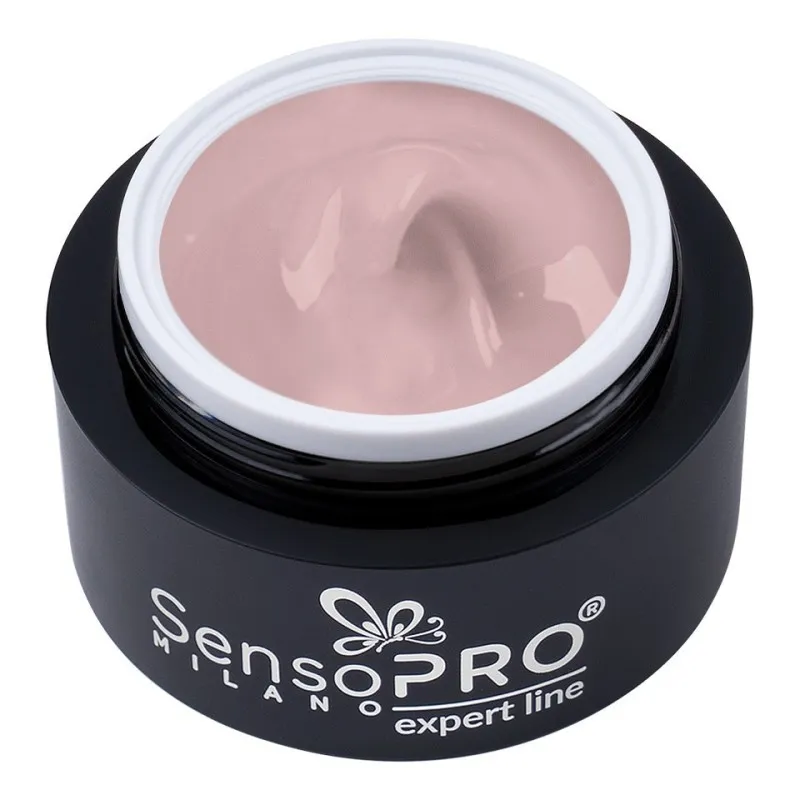 Gel Constructie Unghii Expert Line SensoPRO Milano, Nude Rose 15 ml