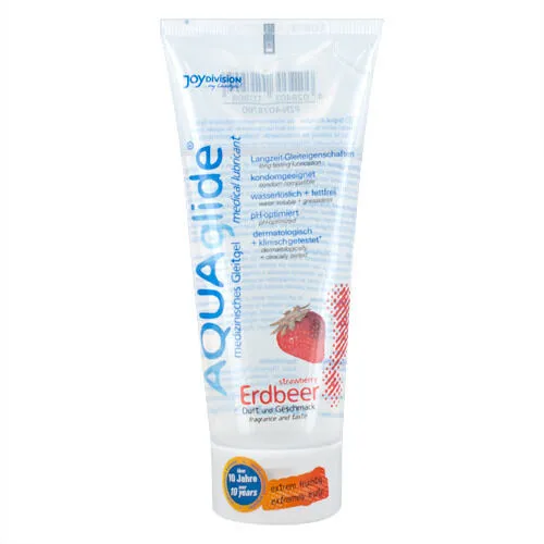 Gel Lubrifiant Aquaglide - Capsuni 100 ml