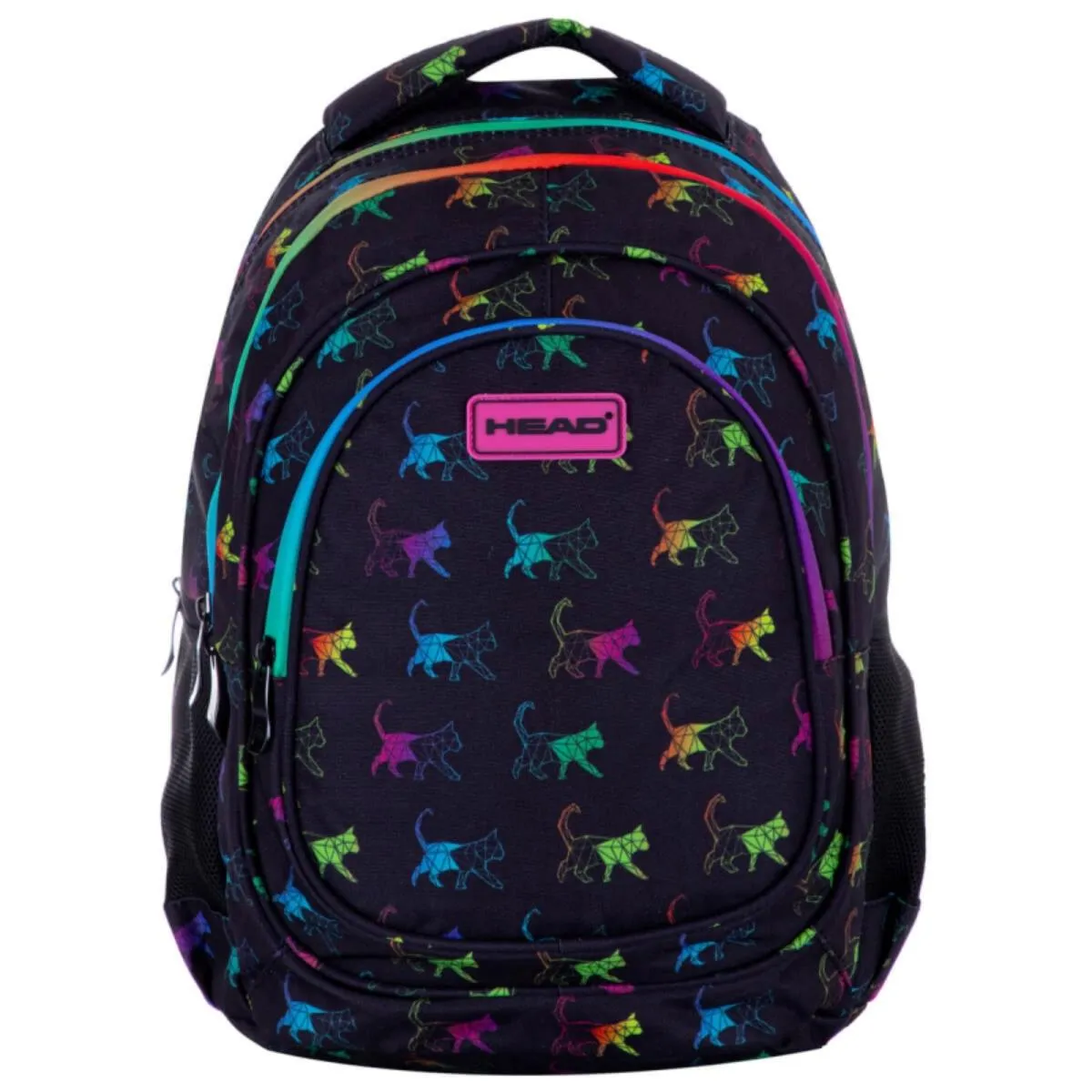 Ghiozdan cu 3 compartimente, Head, Kitty Rainbow