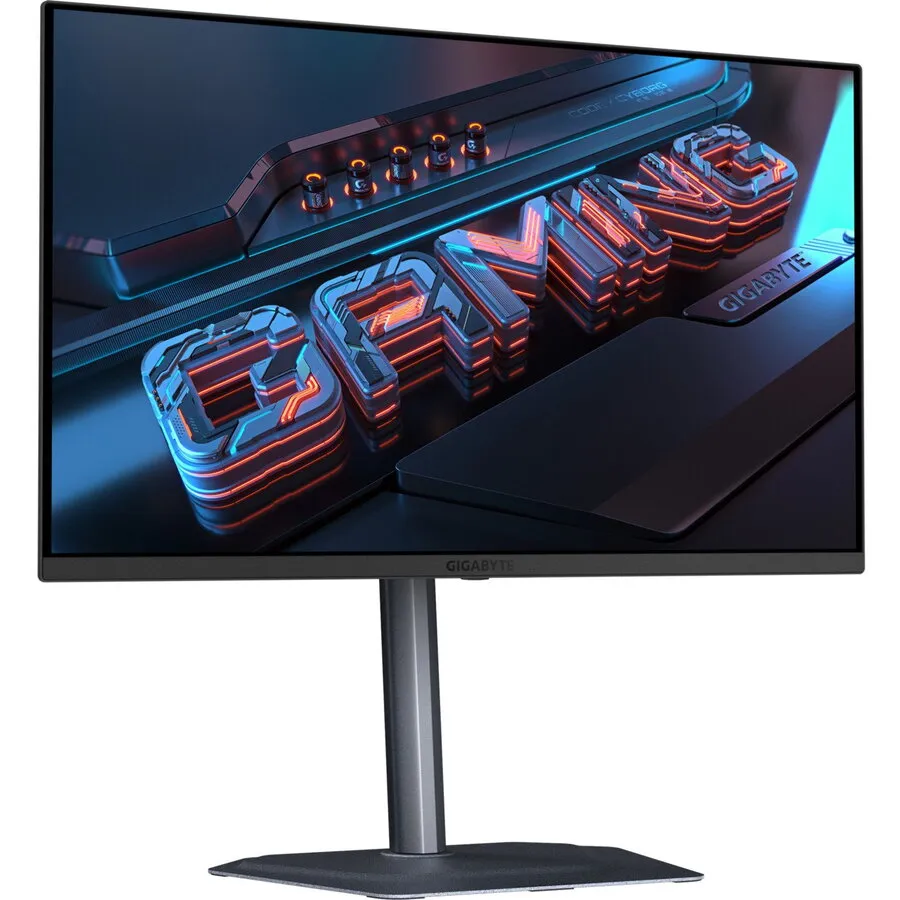 Gigabyte Monitor gaming QD-OLED GIGABYTE MO27U2, 27 inch, UltraHD 4K, HDMI, DisplayPort, Pivot, Boxe, 0.03 ms, 240 Hz, Negru