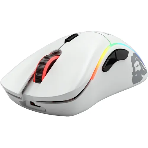 Glorious&nbsp;PC&nbsp;Gaming&nbsp;Race Mouse Wireless Gaming Glorious Model D, Iluminare RGB, USB (Alb)