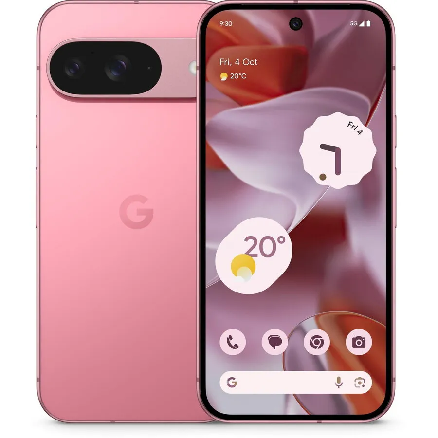Google Telefon mobil Google Pixel 9, 128GB, 12GB RAM, 5G, Android 14, Roz