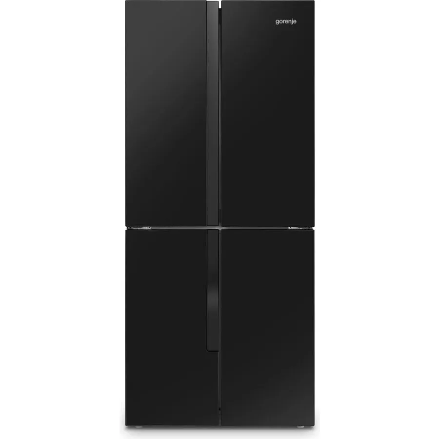 Gorenje Side by Side GORENJE NRM818EMB, Cross Door, 427L, 4 usi, Clasa E, Negru