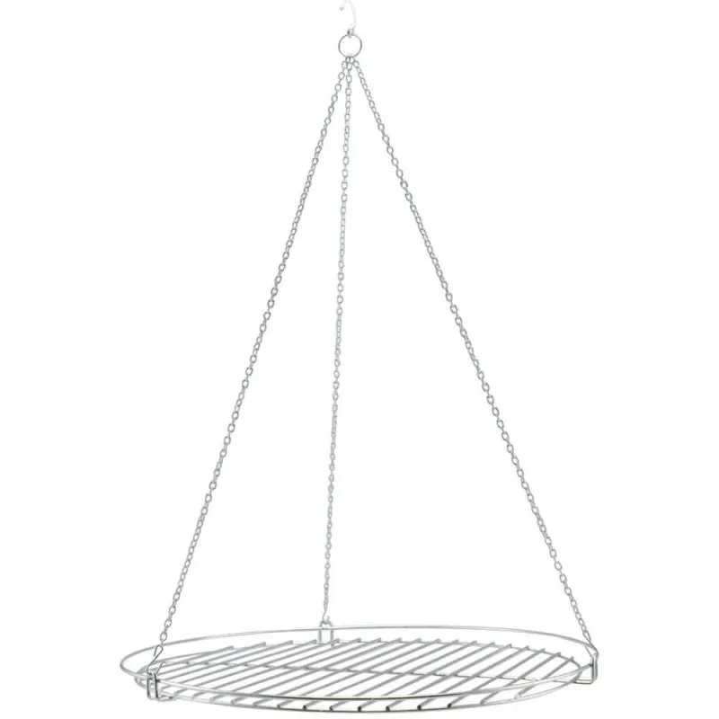 Gratar Cromat Suspendat cu Lant, 50 cm, Perfect Home