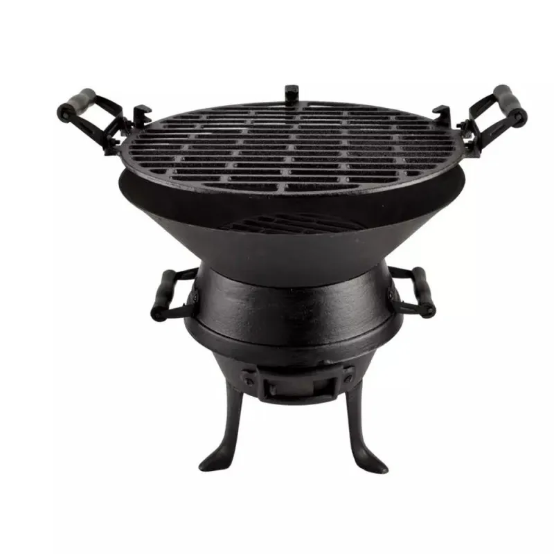 Gratar din Fonta, 35 x 38 cm, Negru, Perfect Home