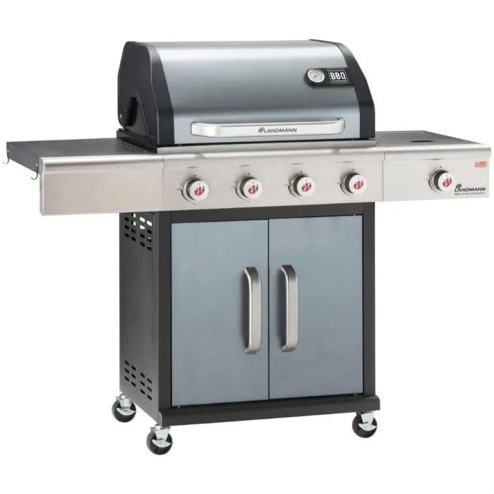 Grill&nbsp;Chef&nbsp;by&nbsp;Landmann Gratar pe gaz LANDMANN Triton Champion PTS 4.1, 15kW, cu tava din fonta