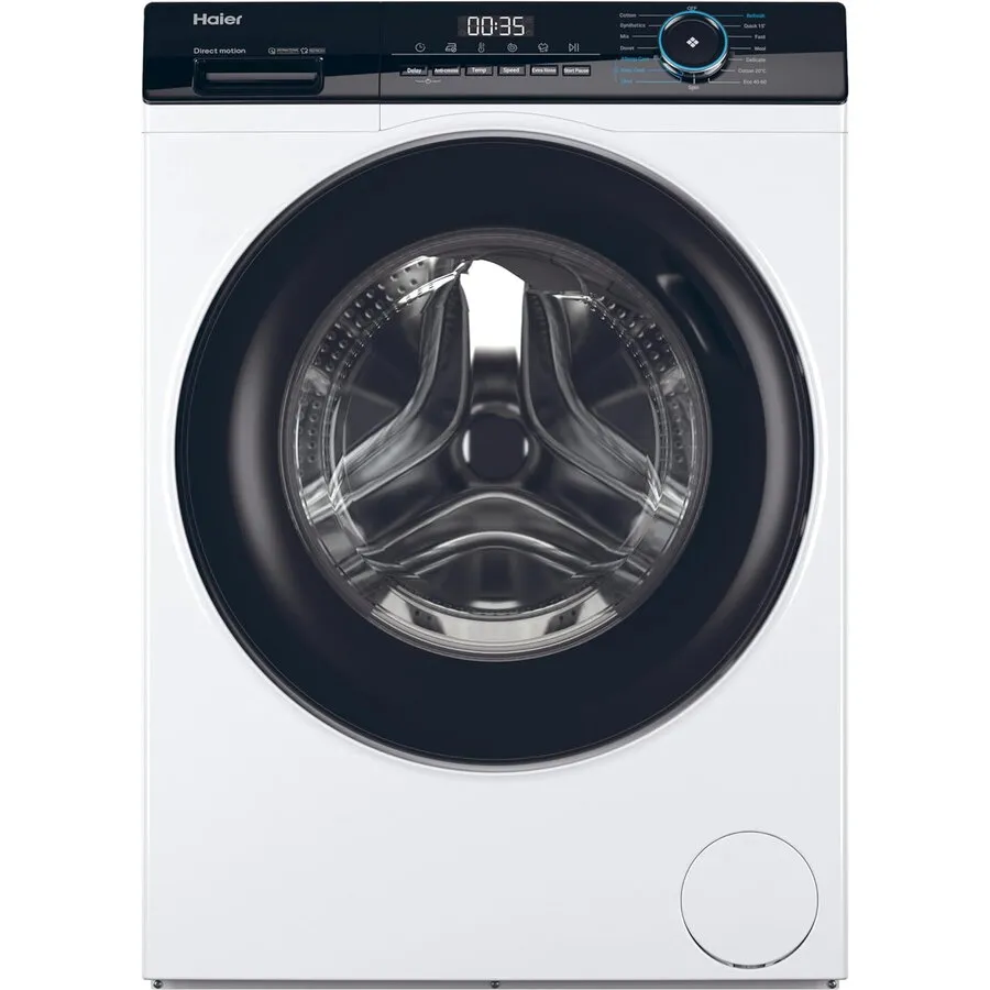 HAIER Masina de spalat rufe frontala HAIER HW90-BP14939, Steam, 9 kg, 1400rpm, Clasa A, alb