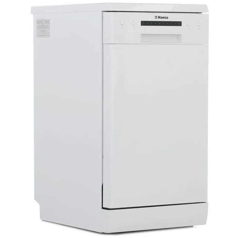 hansa Masina de spalat vase independenta Hansa ZWM416WH, slim, 9 seturi, 6 programe, 5 setari temperatura, dimensiune 45x60x85, alb