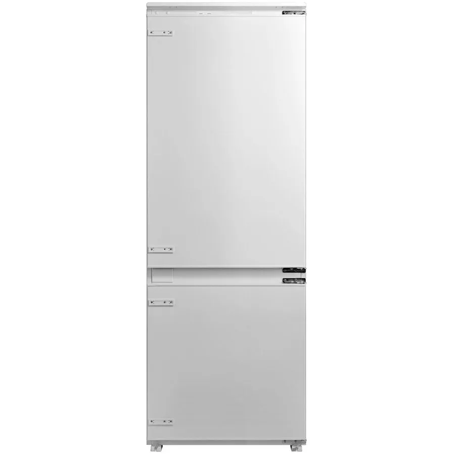 HEINNER Combina frigorifica built in Heinner HCNF-BIM403INVD, 403 l, No frost, Clasa D, Compresor inverter, Display, Functie super racire/congelare, Functie vacanta,Lumina led, Alarma usa deschisa, Alb