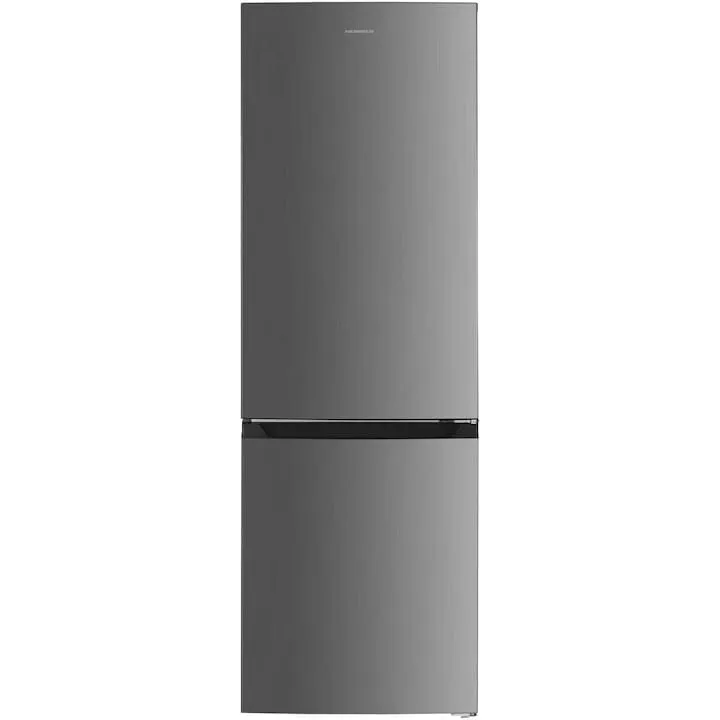 HEINNER Combina frigorifica Heinner HCNF-HM293XE++, Capacitate 293 l, No Frost, Clasa E, Iluminare LED, Control electronic, Inaltime 185 cm, Inox