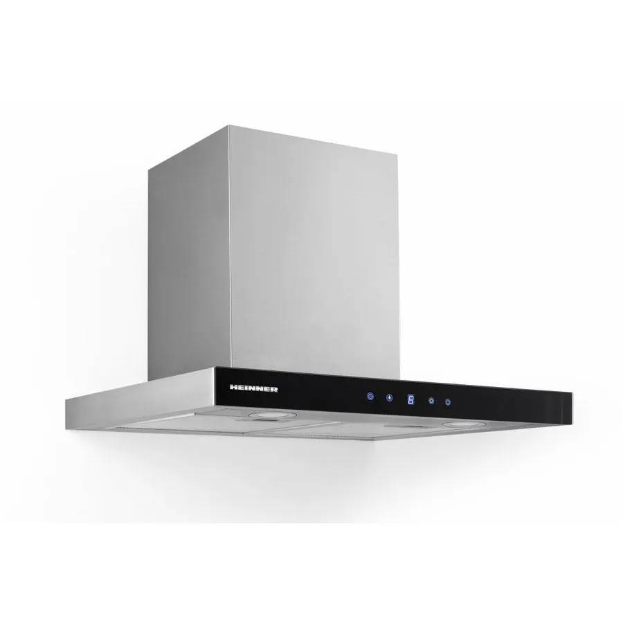 HEINNER Hota decorativa Heinner DCH-650TIX, 60 cm, Control touch, Timer, Inox + Sticla neagra