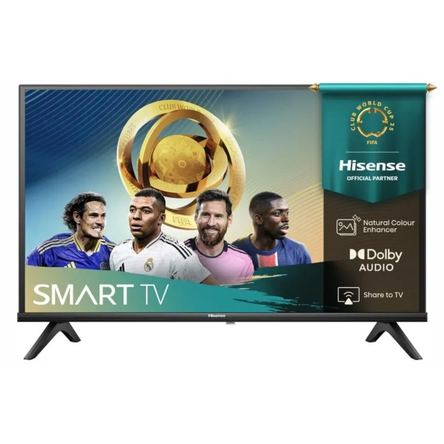 HISENSE Televizor LED Hisense 32A4Q, Smart TV, WiFi, 32, 80 cm, HD Ready, Negru