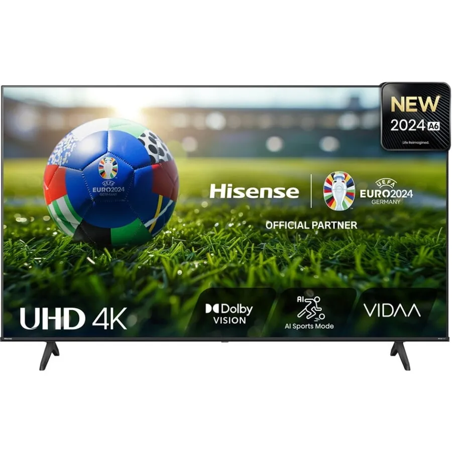 HISENSE Televizor LED Hisense 50A6N, 127 cm, 50, Ultra HD 4K, Smart TV, WiFi, CI+, 3840 x 2160 pixeli, Negru