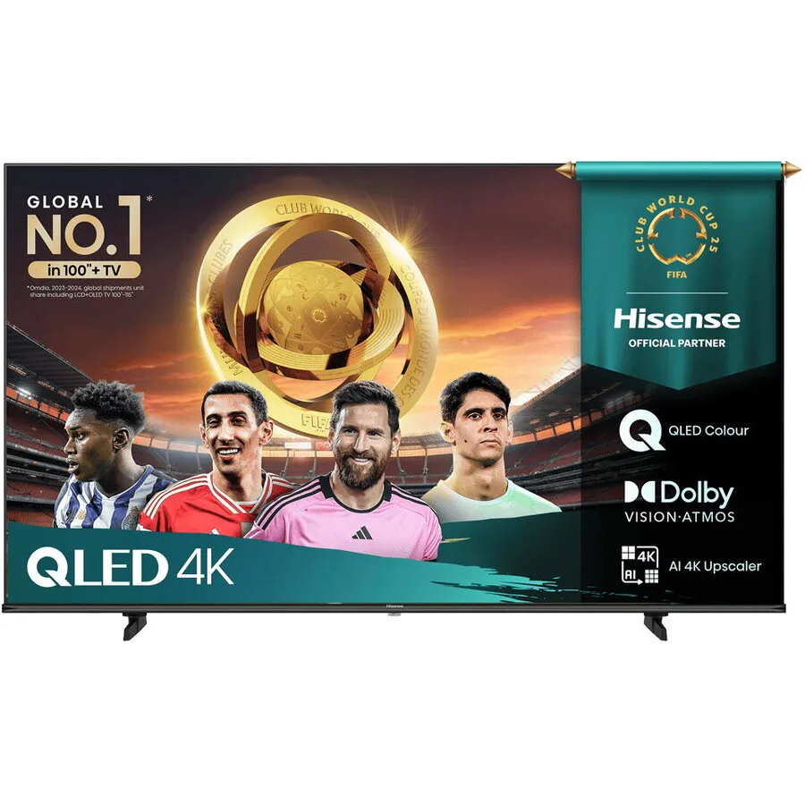 HISENSE Televizor Smart Hisense 75E7Q, QLED, 75, 109,5 cm, 4K UHD, clasa energetica E, Negru