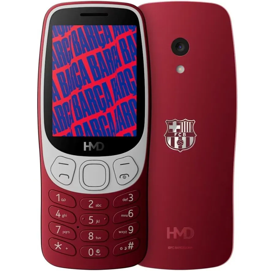 HMD Telefon mobil HMD Barca 3210, procesor Unisoc T107, 64 MB RAM, Dual SIM, baterie 1450 mAh, 4G, Rosu