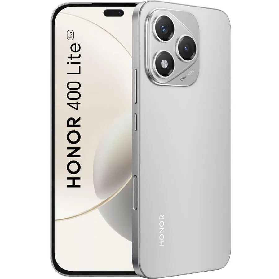 Honor Telefon Mobil HONOR 400 Lite, Procesor Mediatek Dimensity 7025 Ultra Octa-Core, AMOLED Touchscreen 6.7, 8GB RAM, 256GB Flash, Camera Duala 108+5MP, Wi-Fi, 5G, Dual Sim, Android, Gri