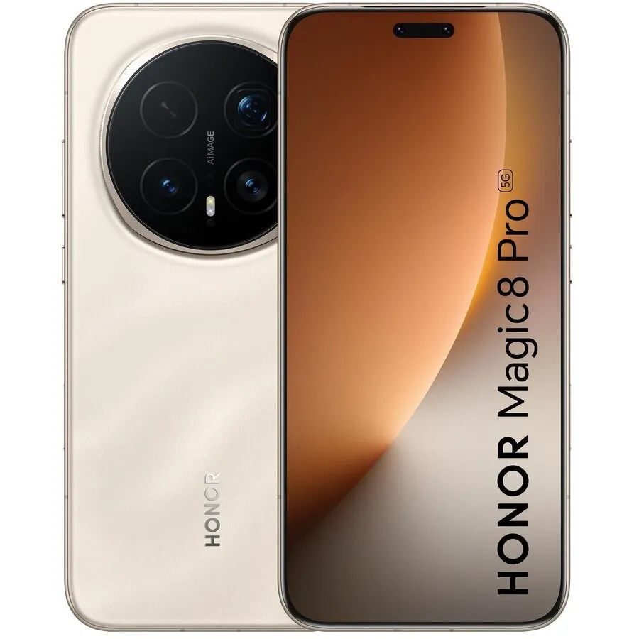 Honor Telefon mobil Honor Magic 8 Pro, 5G, 12GB RAM, 512GB, Dual SIM, Qualcomm Snapdragon 8 Elite, Auriu