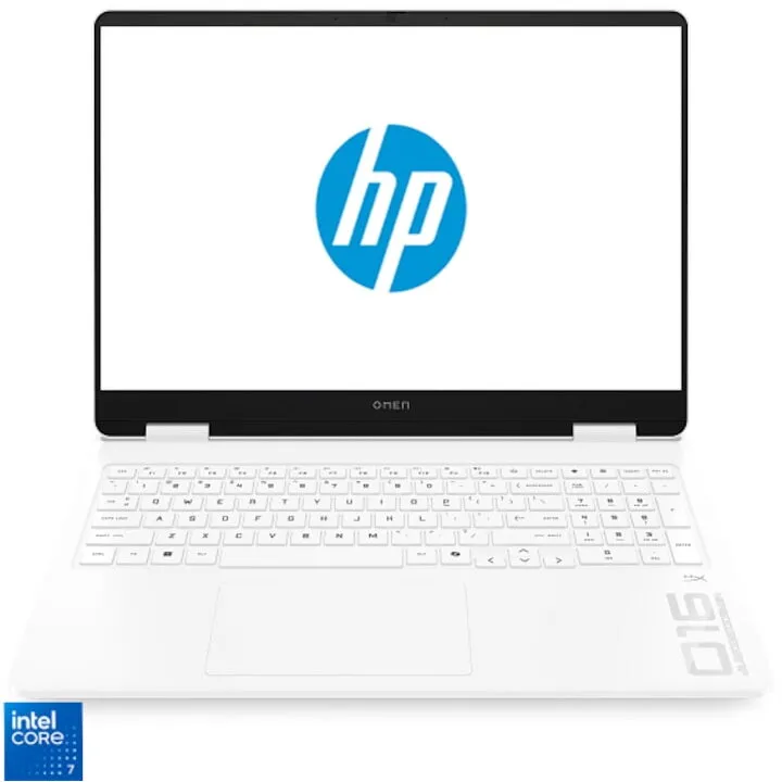HP Laptop Gaming HP Omen 16-am0011nn, procesor Intel® Core™ 7-240H, 16 inch, 2K, 16GB DDR5 RAM, 1TB SSD, NVIDIA® GeForce RTX™ 5070 8GB GDDR7, Free DOS, Alb