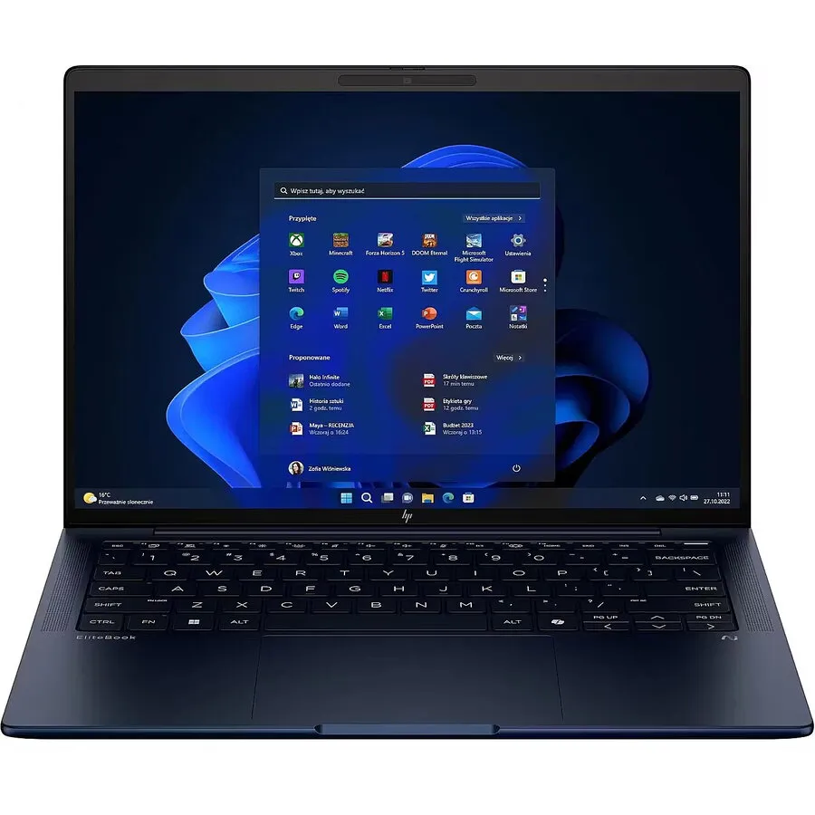 HP Laptop HP EliteBook X G1i AI, Intel Ultra 7 258V, 14 inch, RAM 32 GB, SSD 1 TB, Arc Graphics, Windows 11, Albastru