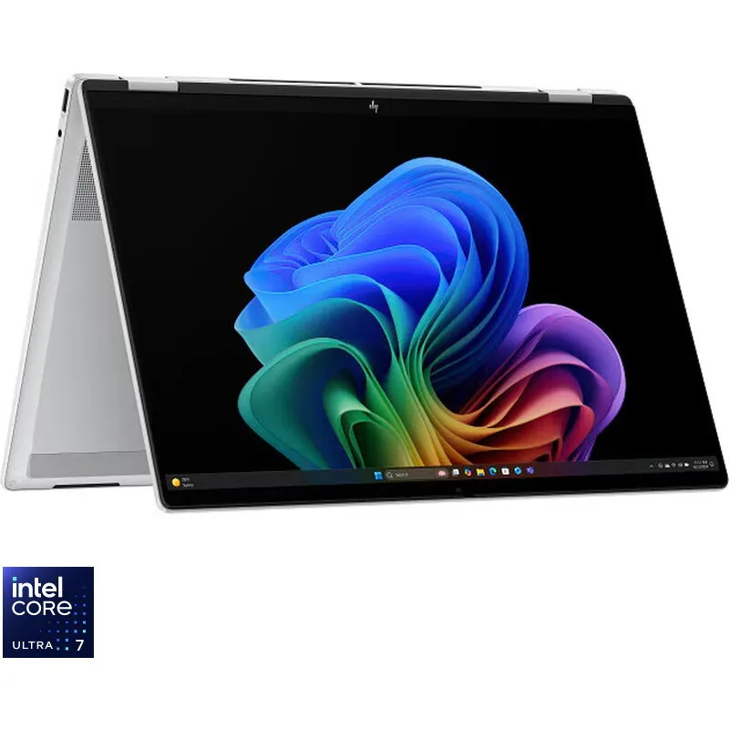 HP Laptop HP OmniBook X Flip NG AI, 16-as0022nn, Intel Core Ultra 7 256V, 16 inch, 2K, Touchscreen, 16GB LPDDR5X, 2TB SSD, Intel Arc 140V, Windows 11 Home, Argintiu (INT Keyboard)
