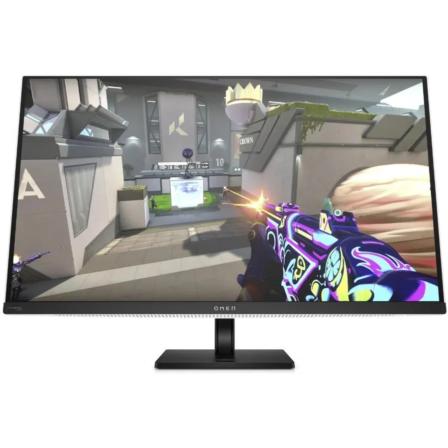 HP Monitor Gaming OLED, HP OMEN Transcend, 31.5 inch, Ultra HD 3840 x 2160, HDMI, DisplayPort, Pivot, Boxe, 240 Hz, 0.03 ms, Negru/Alb