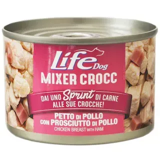 Hrana Umeda Caini, Life Dog Mixer, Piept de Pui & Sunca, 150 g