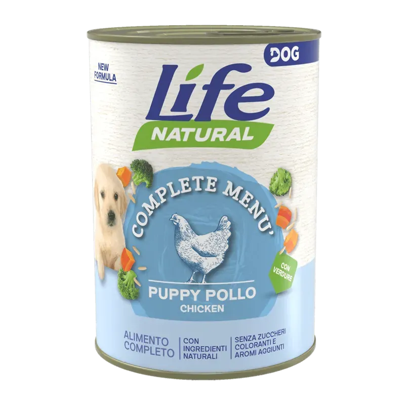 Hrana Umeda Caini, Life Dog Puppy Nutrition Plus, Pui, 400 g