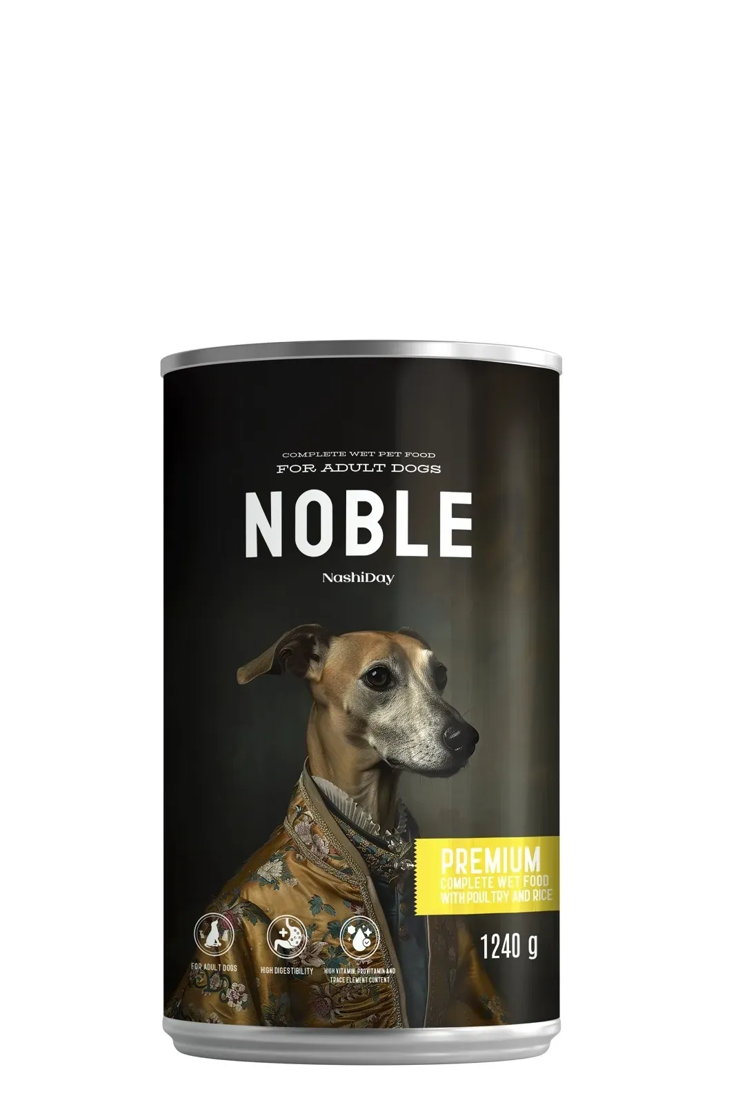 Hrana Umeda Caini, NashiDay Noble, Pui si Orez, 1240 g