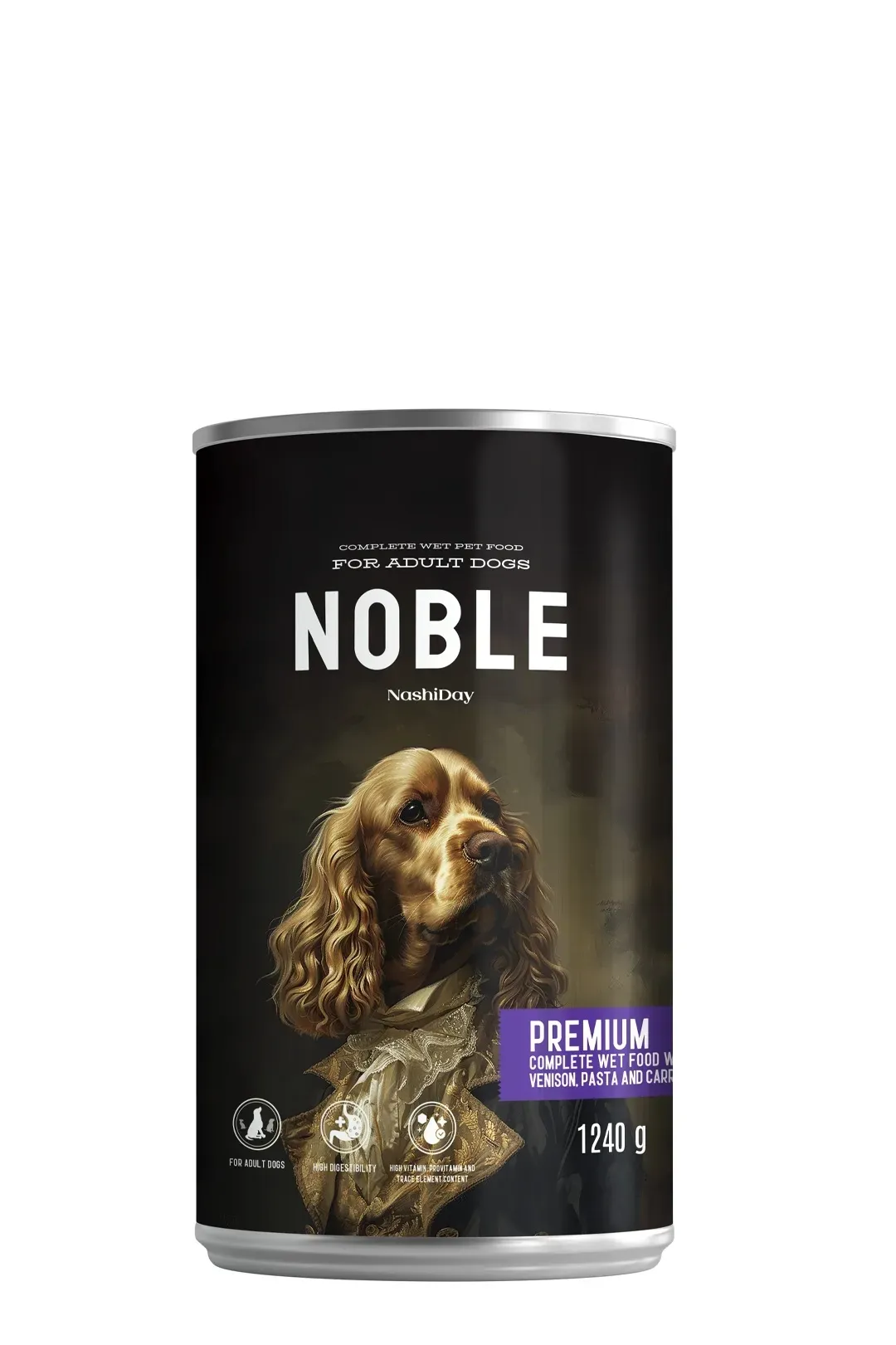 Hrana Umeda Caini, NashiDay Noble, Vanat, Morcovi si Paste, 1240 g